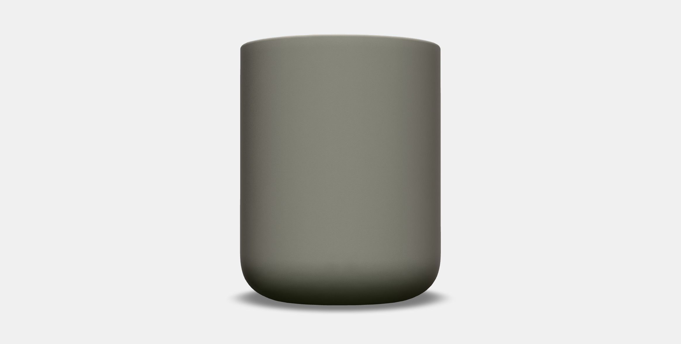 EKOLN Toothbrush holder Low-poly 3D model_10