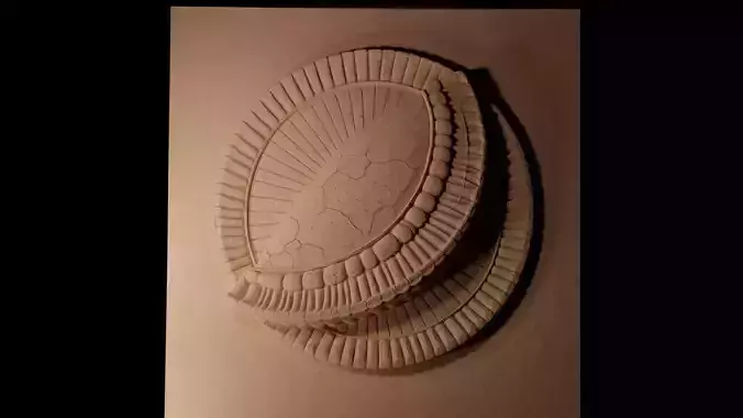 Empanadas CNC 3d Print High Relief Sand Casting 3D print model