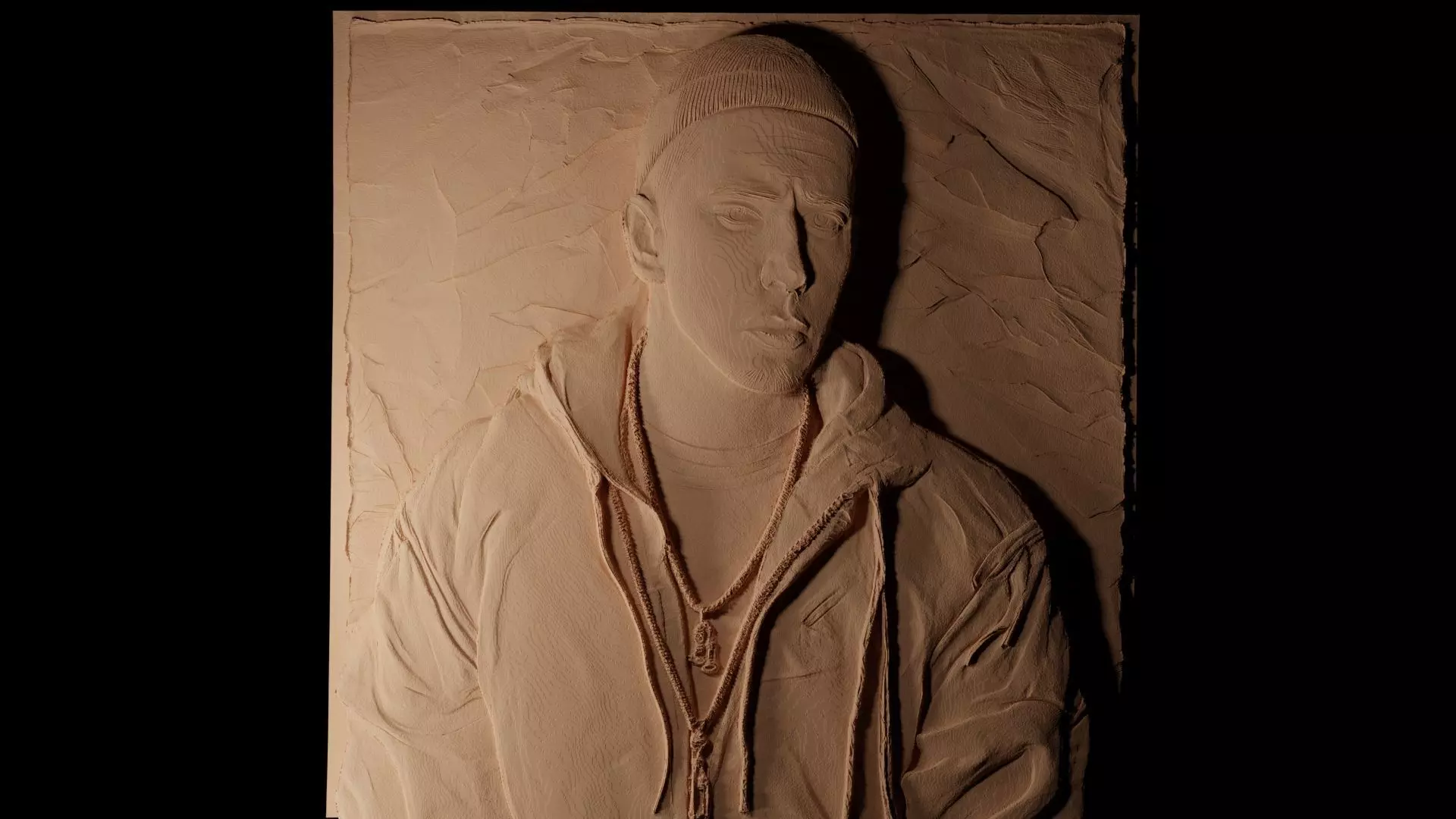 Eminem CNC 3d Print High Relief Sand Casting 3D print model_0