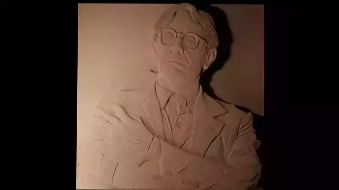 Atticus Finch CNC 3d Print High Relief Sand Casting