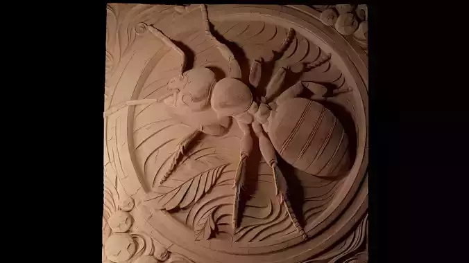Ant CNC 3d Print High Relief Sand Casting