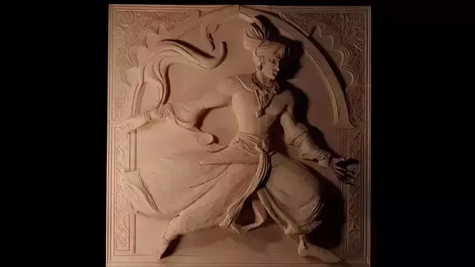 Aladdin CNC 3d Print High Relief Sand Casting