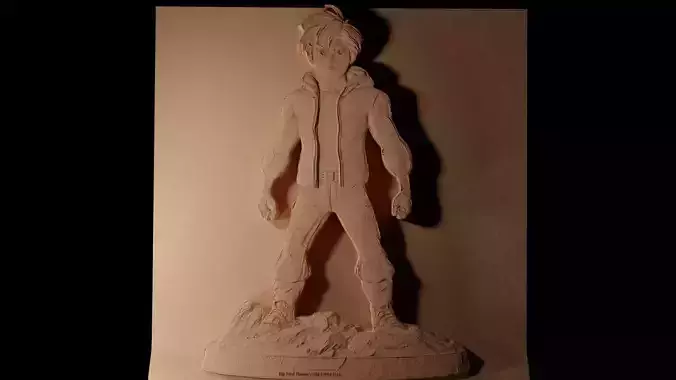 Hiro Hamada Big Hero 6 CNC 3d Print High Relief Sand Casting 3D print model