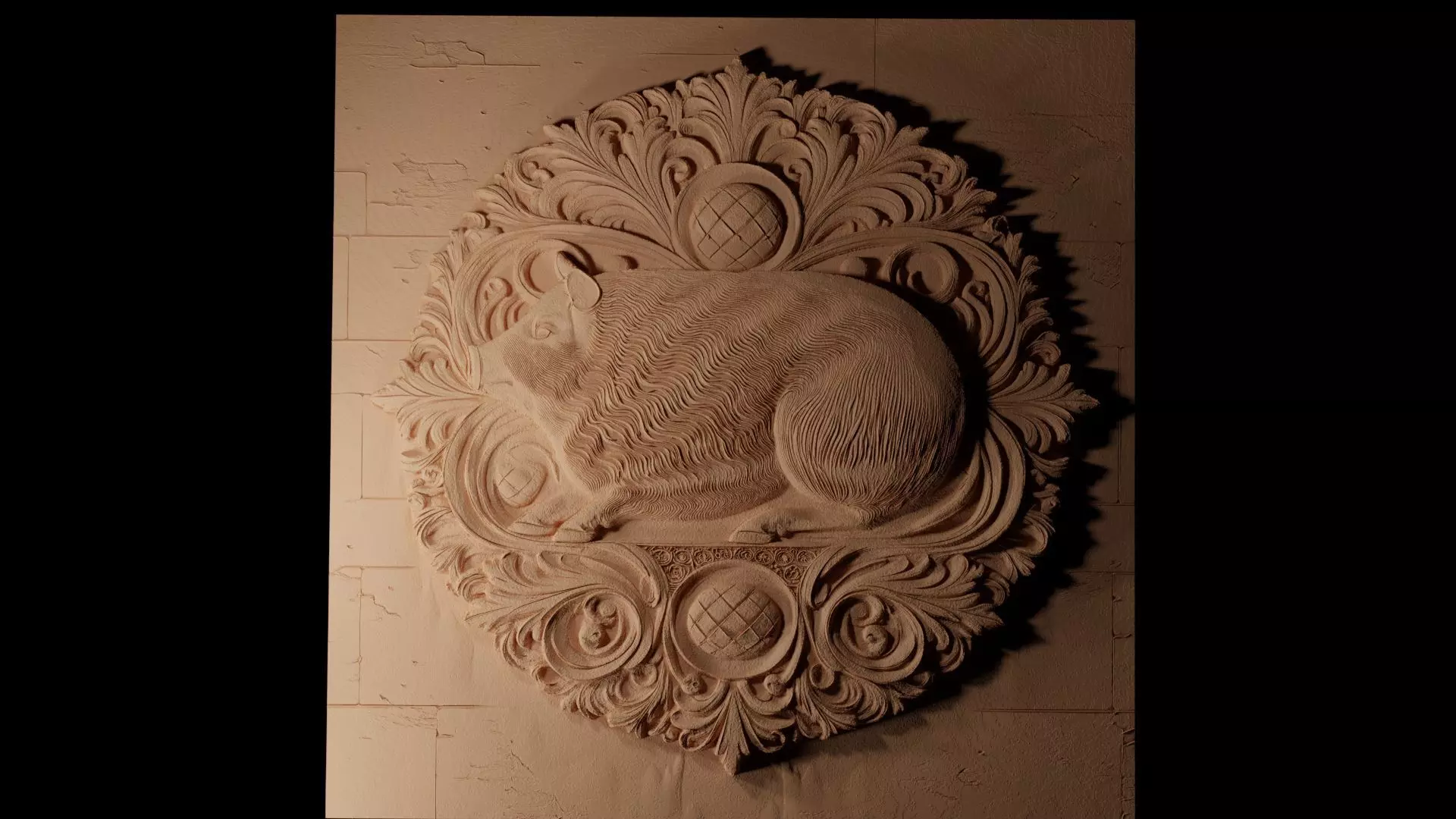 Haggis CNC 3d Print High Relief Sand Casting 3D print model_0