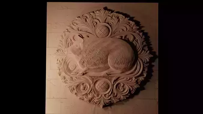 Haggis CNC 3d Print High Relief Sand Casting