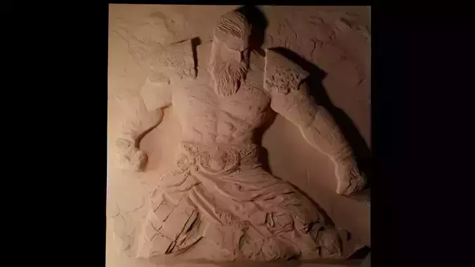 Guts Berserk CNC 3d Print High Relief Sand Casting