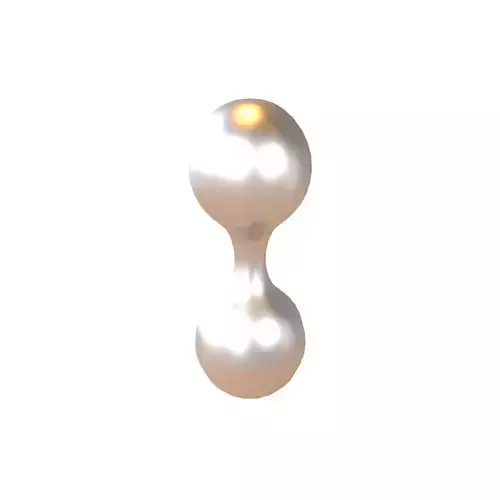 Twin Jointed Spheres Geometric Shape v1 002
