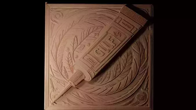 Glue CNC 3d Print High Relief Sand Casting 3D print model