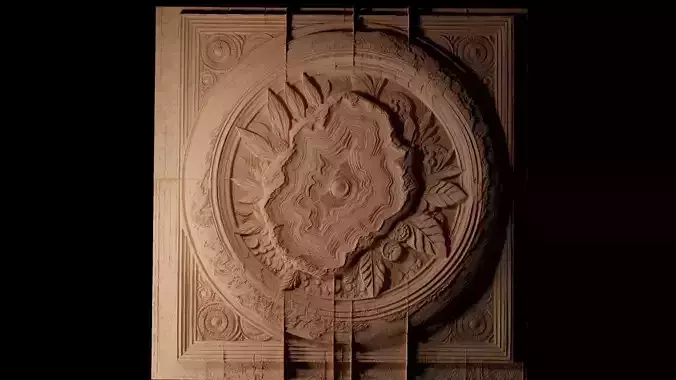 Geode CNC 3d Print High Relief Sand Casting