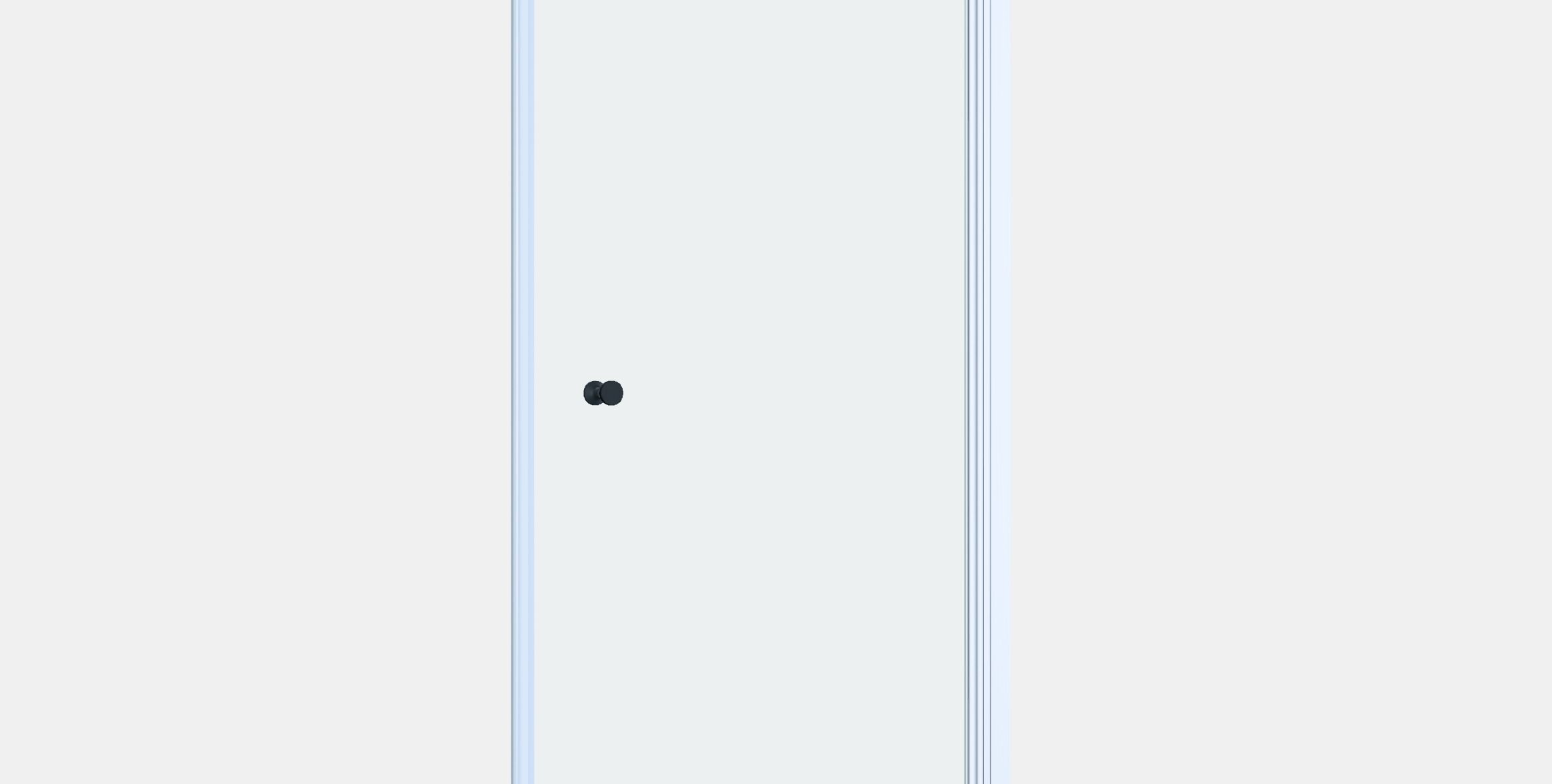 OPPEJEN Shower door Low-poly 3D model_3