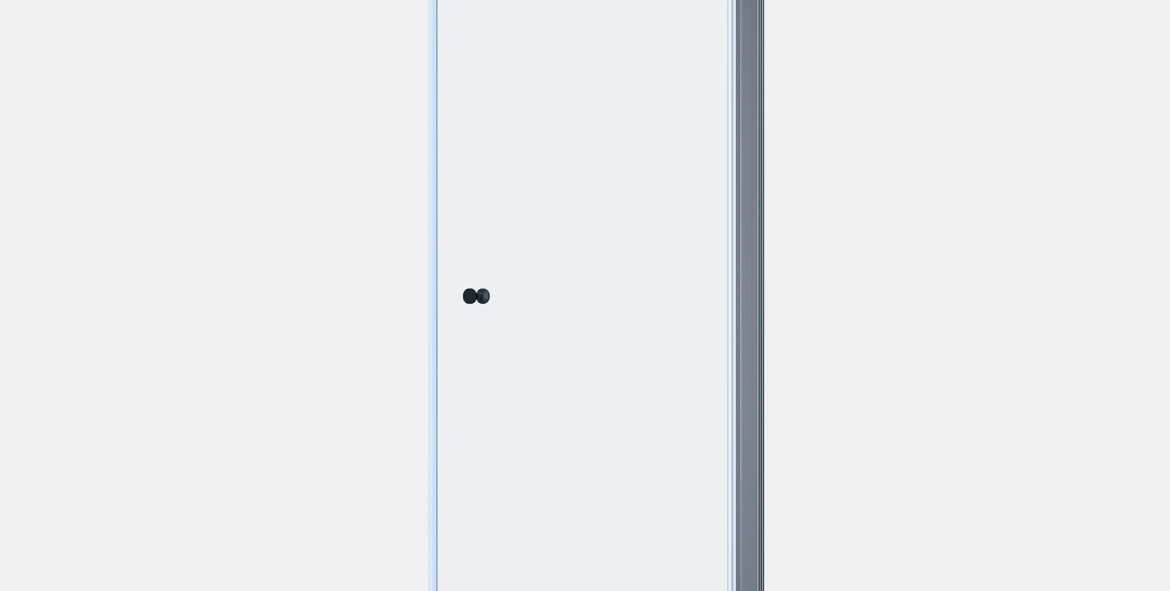 OPPEJEN Shower door Low-poly 3D model_7