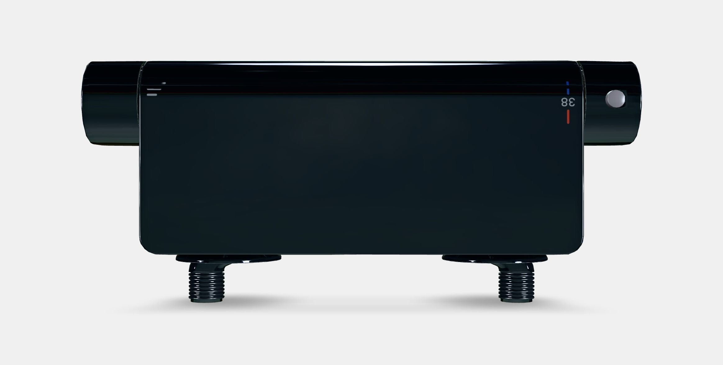 BROGRUND Thermostatic shower mixer Low-poly 3D model_15