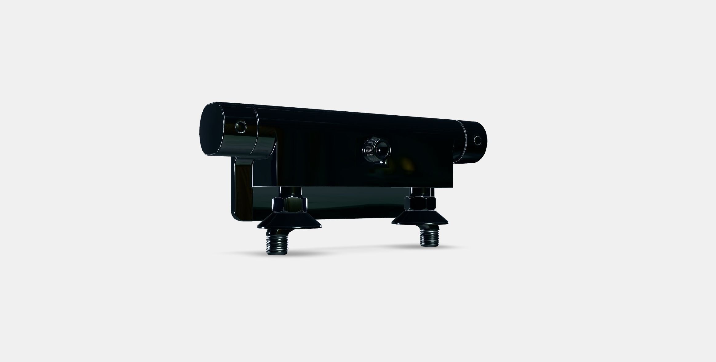 BROGRUND Thermostatic shower mixer Low-poly 3D model_3