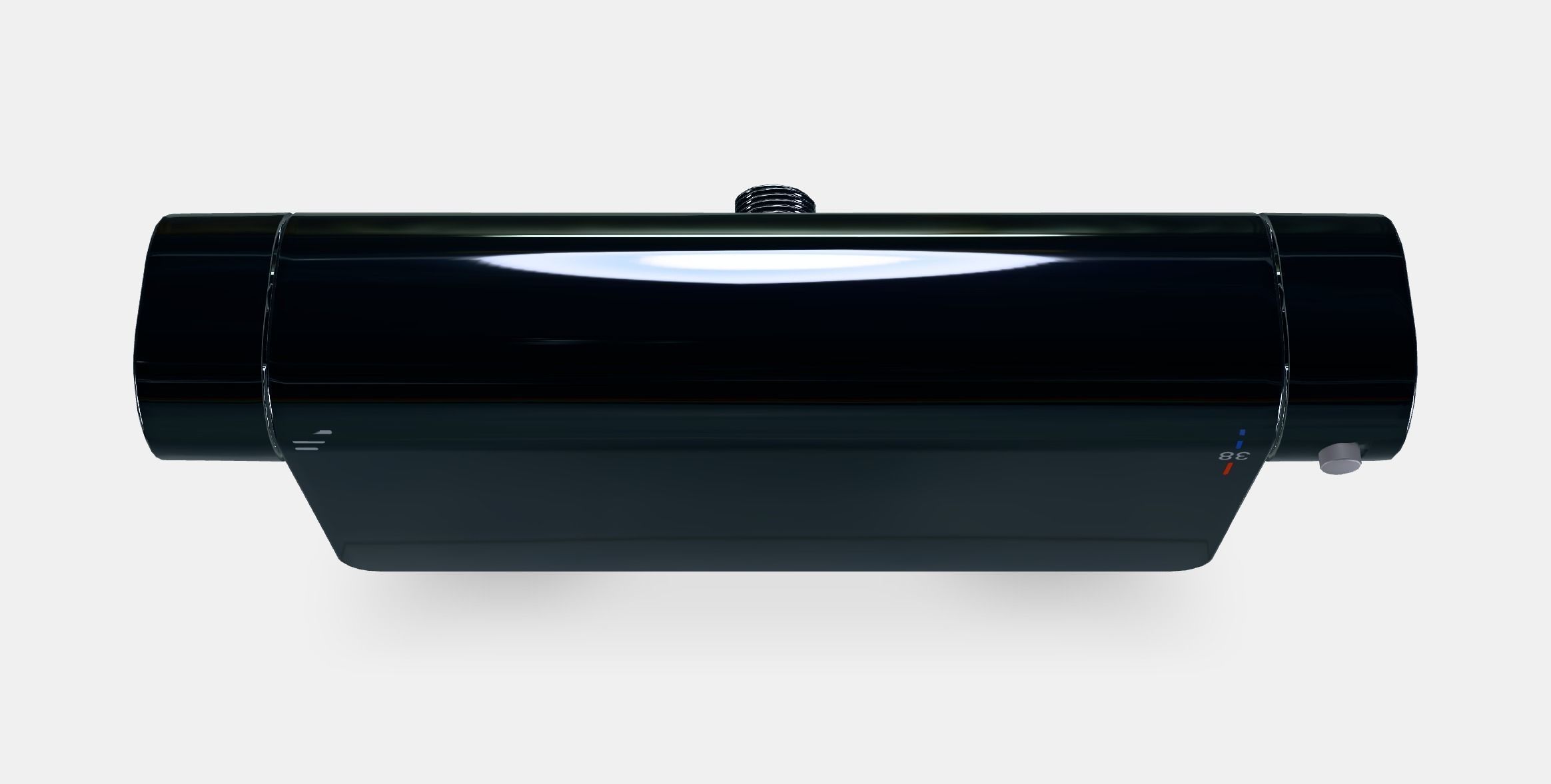 BROGRUND Thermostatic shower mixer Low-poly 3D model_4