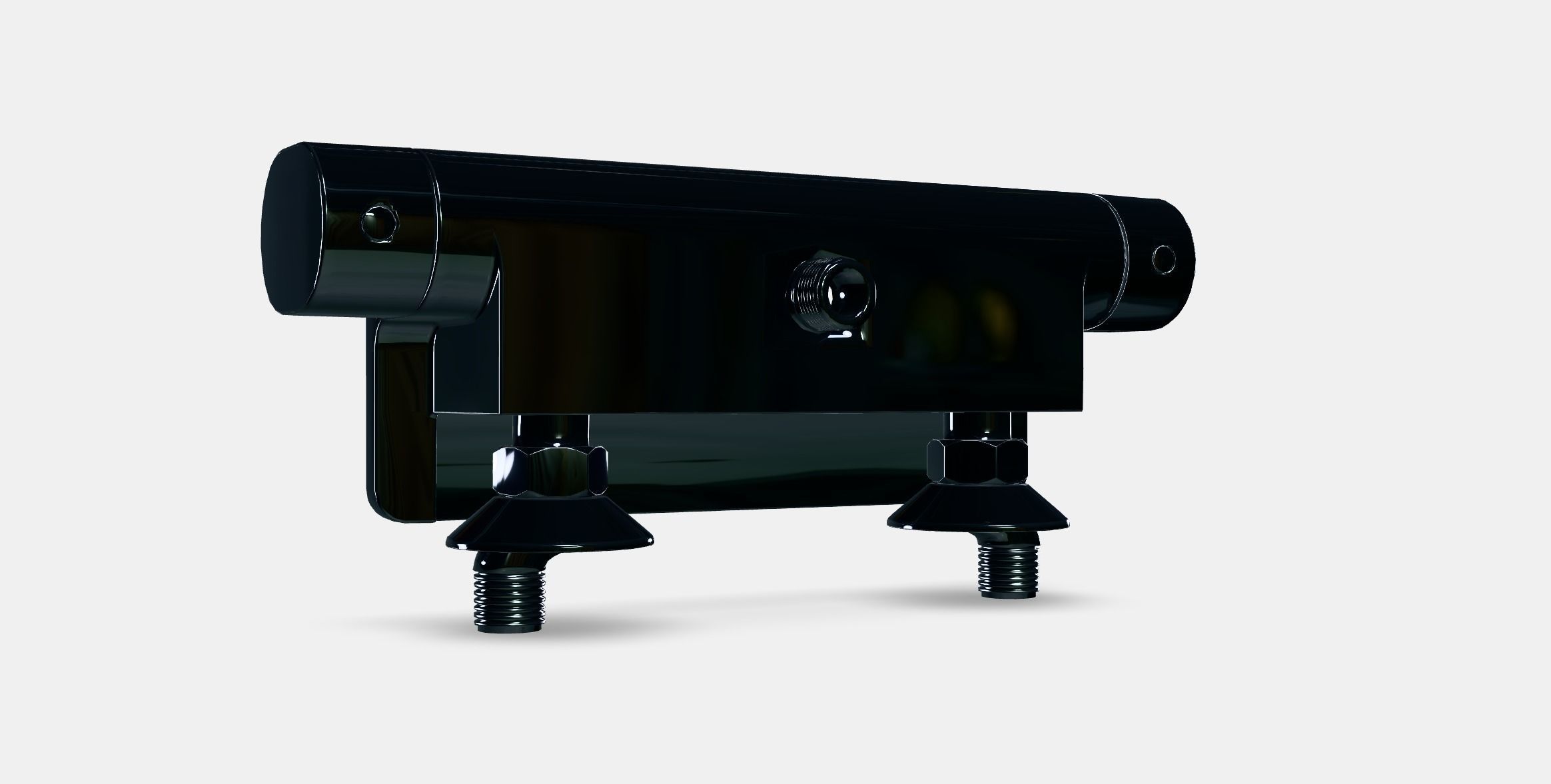 BROGRUND Thermostatic shower mixer Low-poly 3D model_9