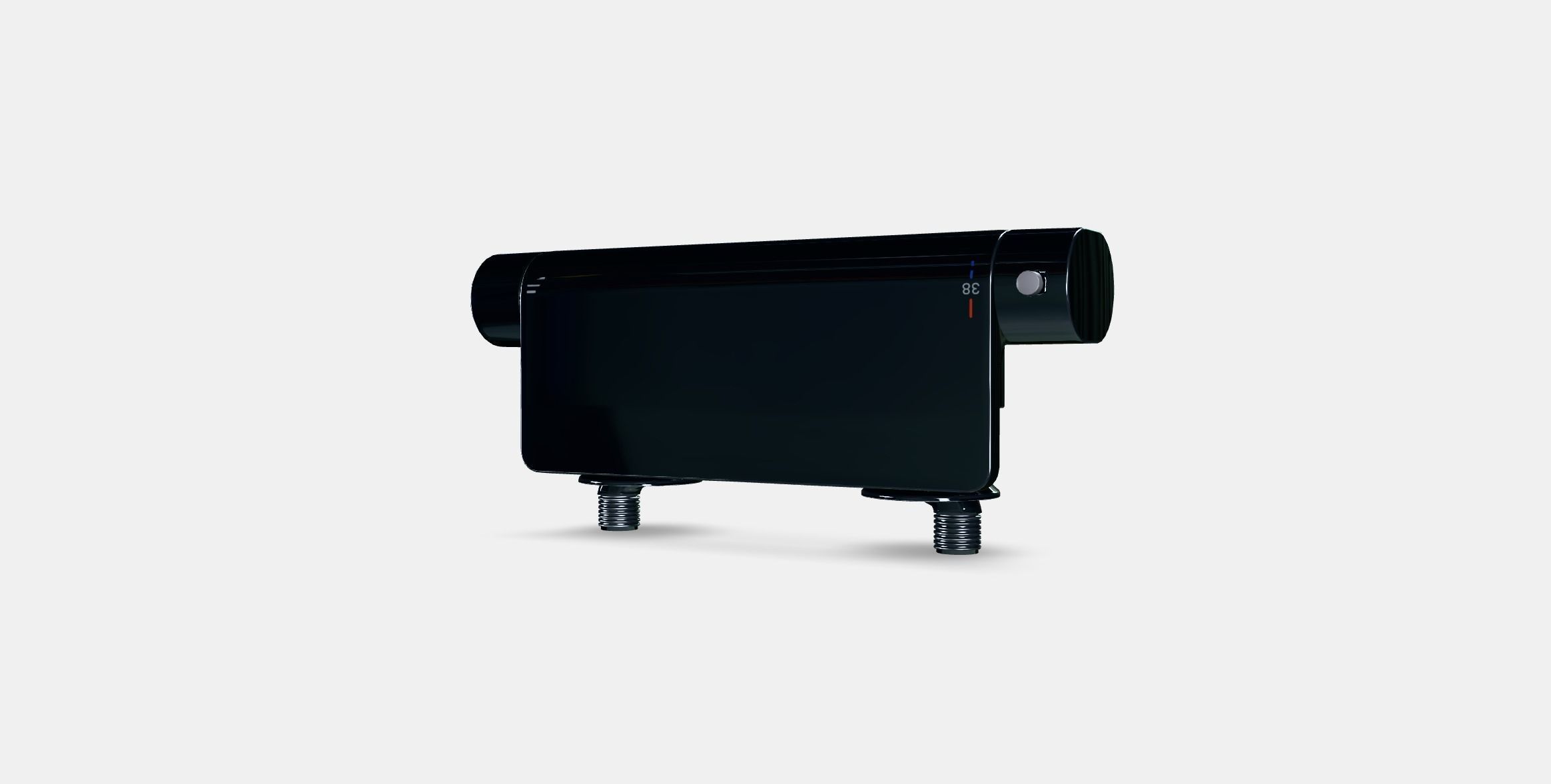 BROGRUND Thermostatic shower mixer Low-poly 3D model_5