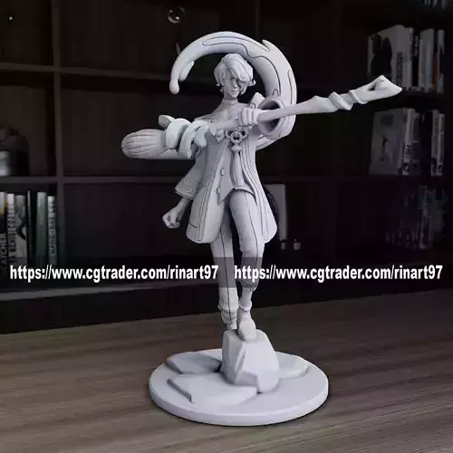 hwei 3D print model from League of Legends