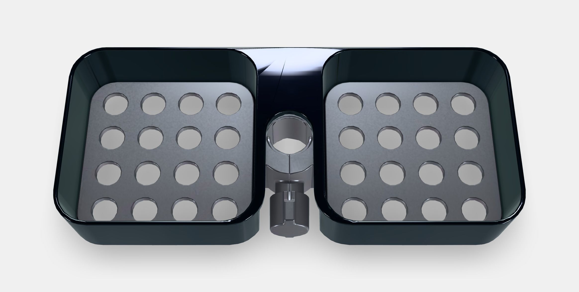 BROGRUND Shower shelf Low-poly 3D model_7