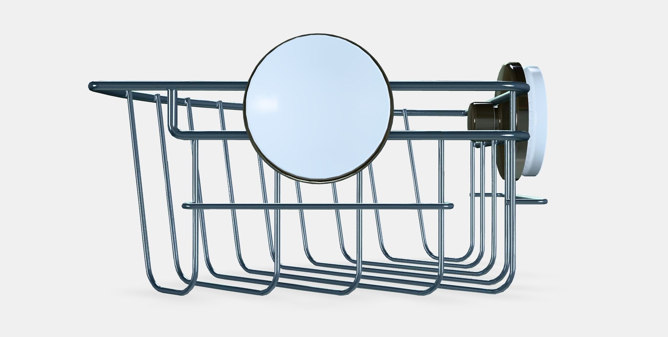 KROKFJORDEN Corner shelf unit with suction cup Low-poly 3D model_15