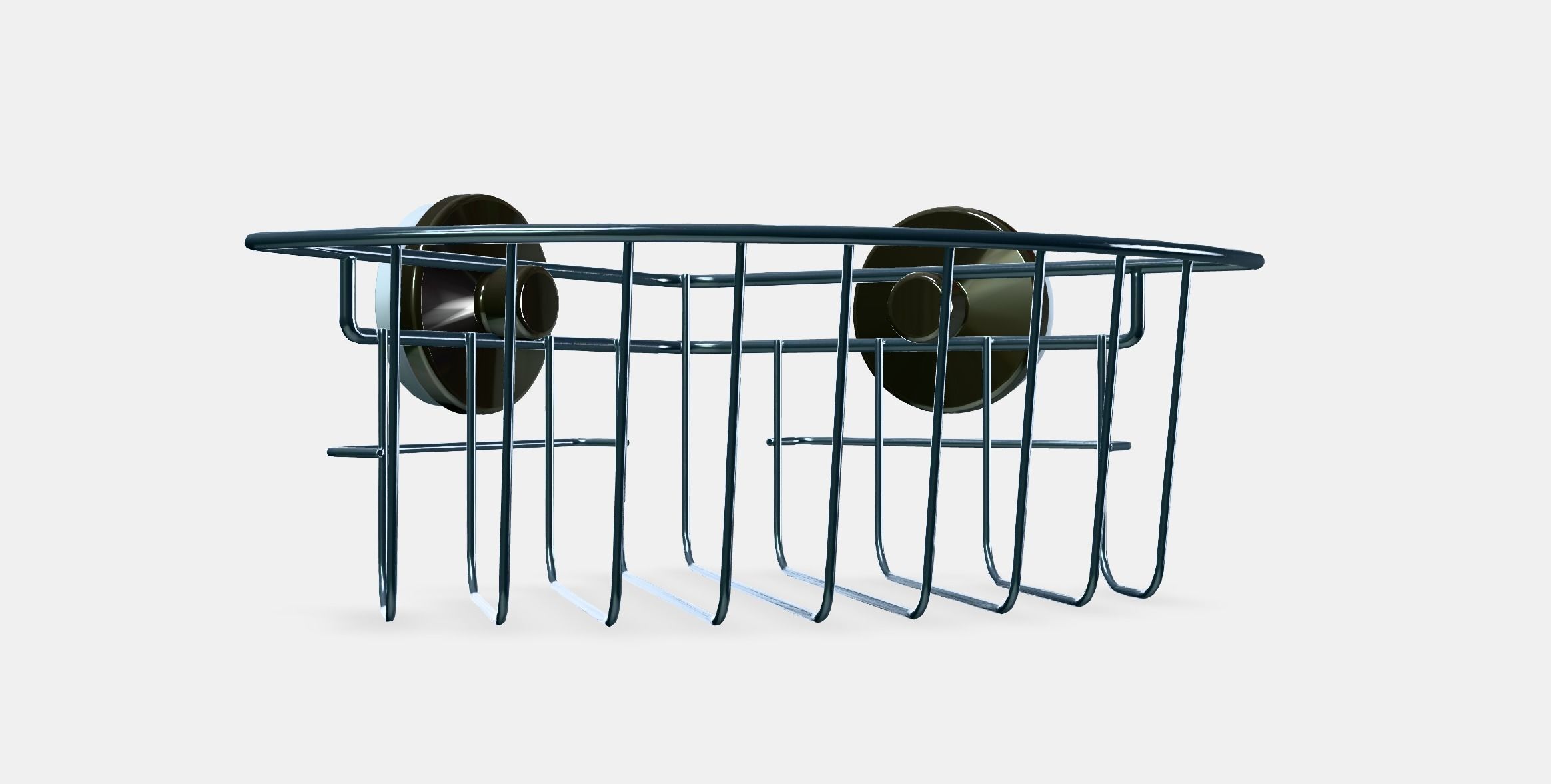 KROKFJORDEN Corner shelf unit with suction cup Low-poly 3D model_13