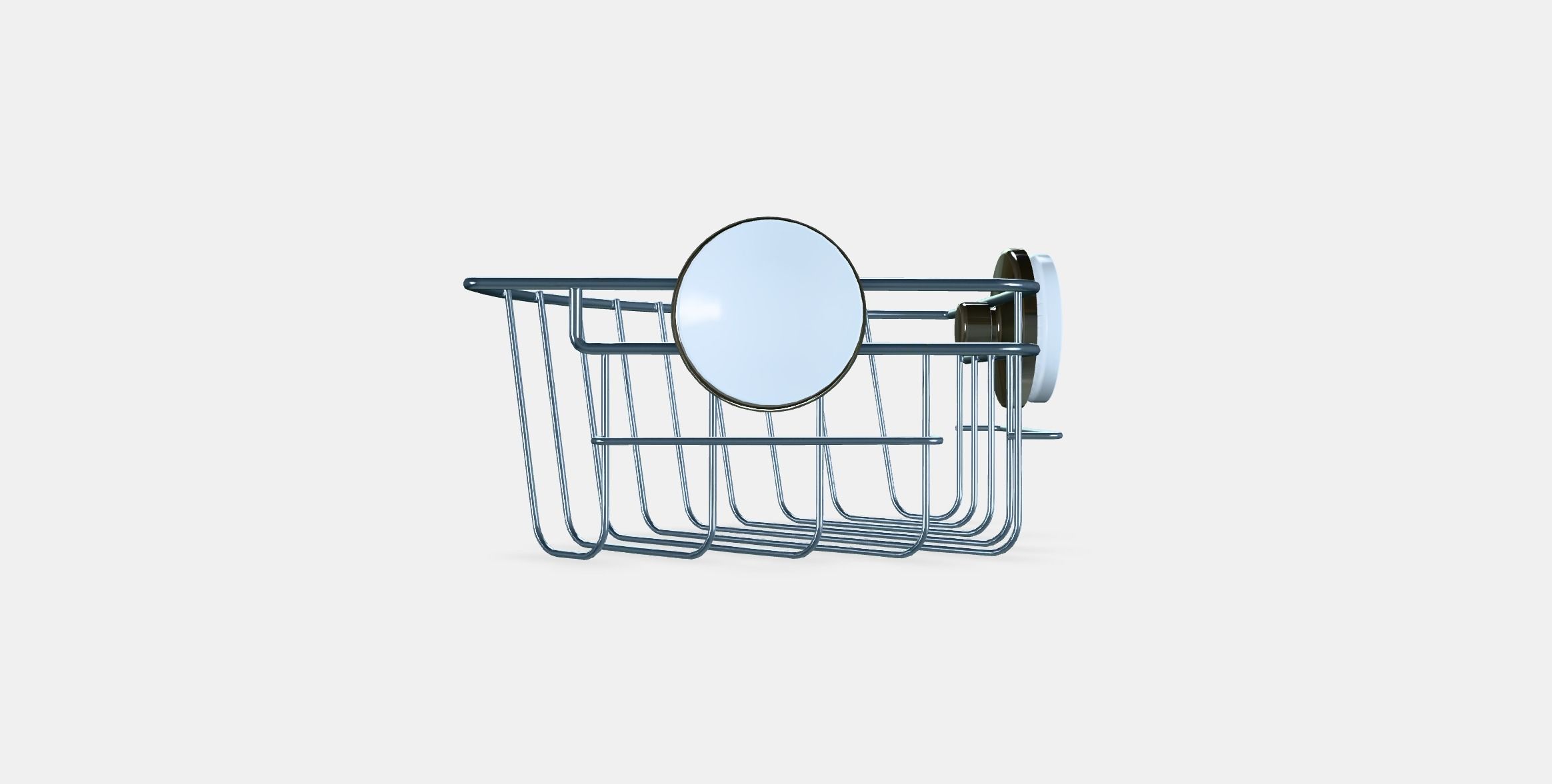 KROKFJORDEN Corner shelf unit with suction cup Low-poly 3D model_14
