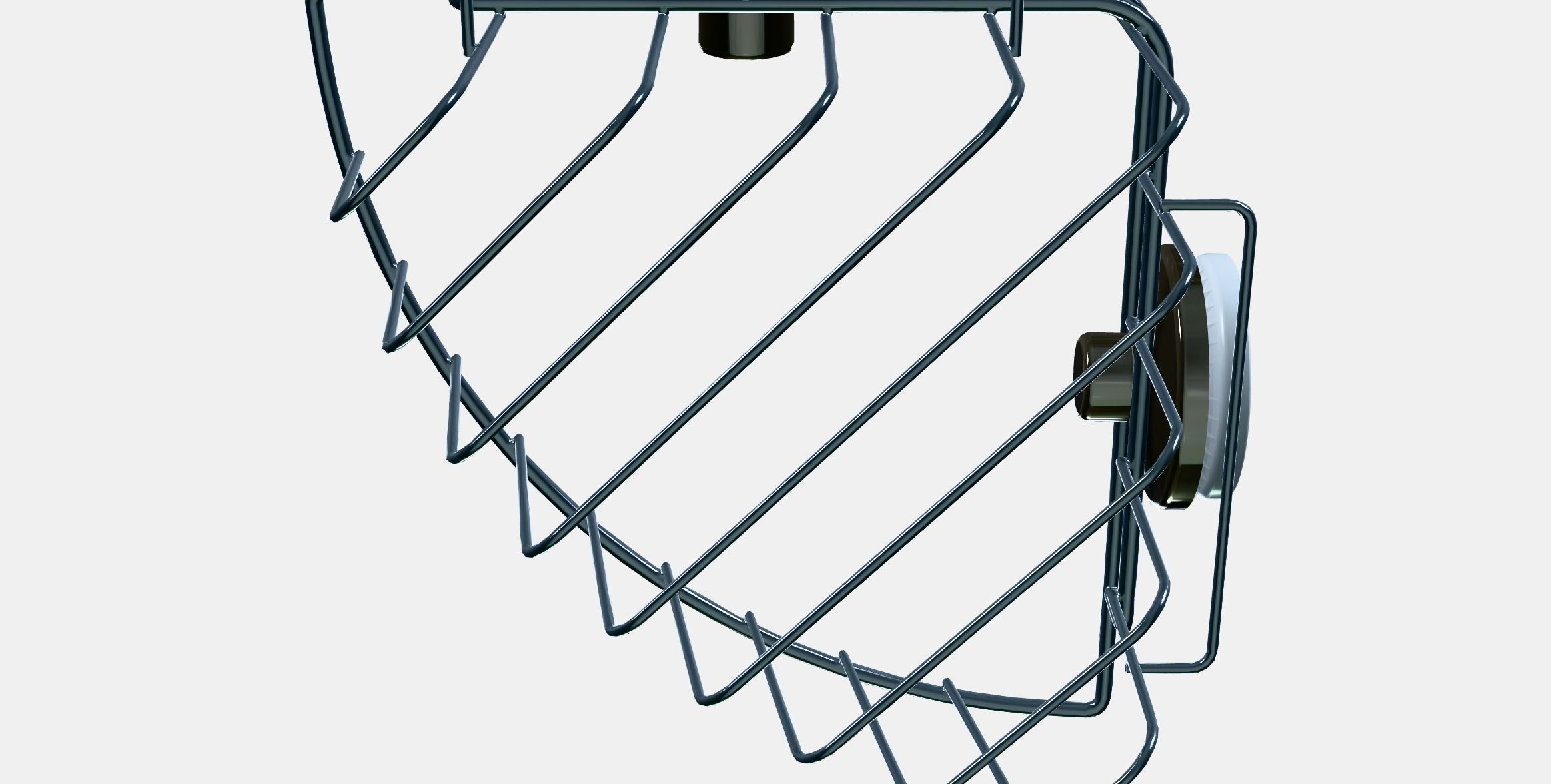 KROKFJORDEN Corner shelf unit with suction cup Low-poly 3D model_8