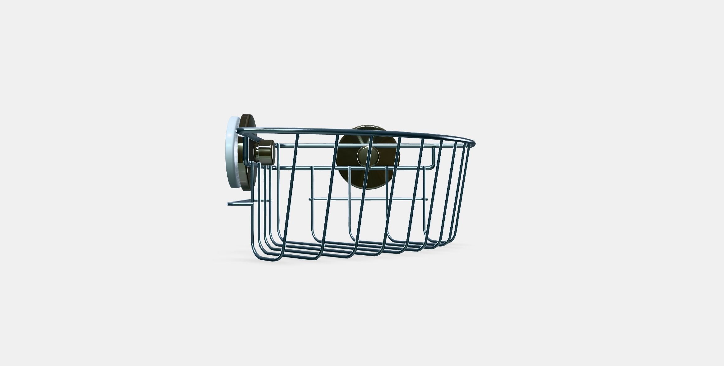 KROKFJORDEN Corner shelf unit with suction cup Low-poly 3D model_10