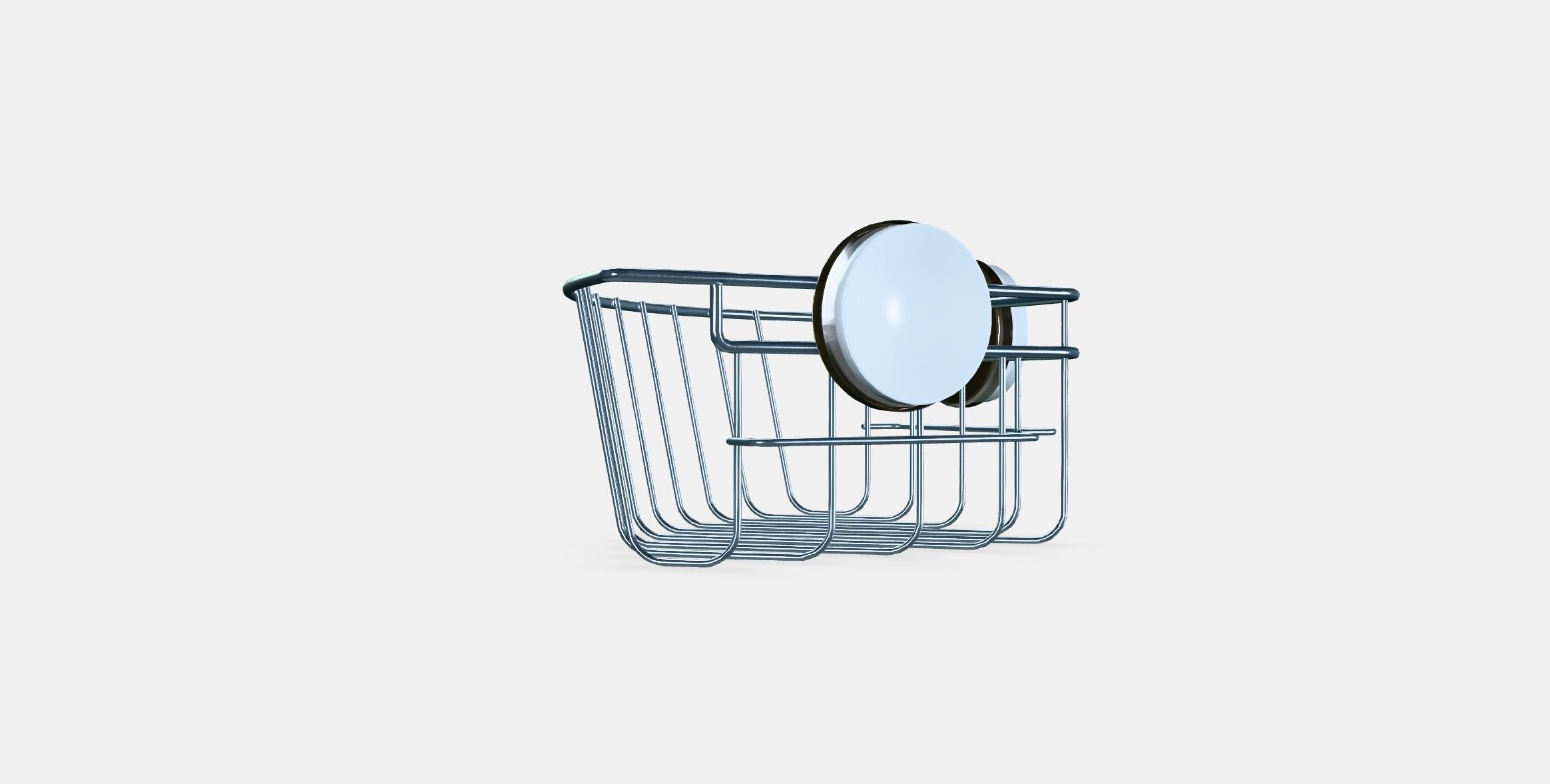 KROKFJORDEN Corner shelf unit with suction cup Low-poly 3D model_16