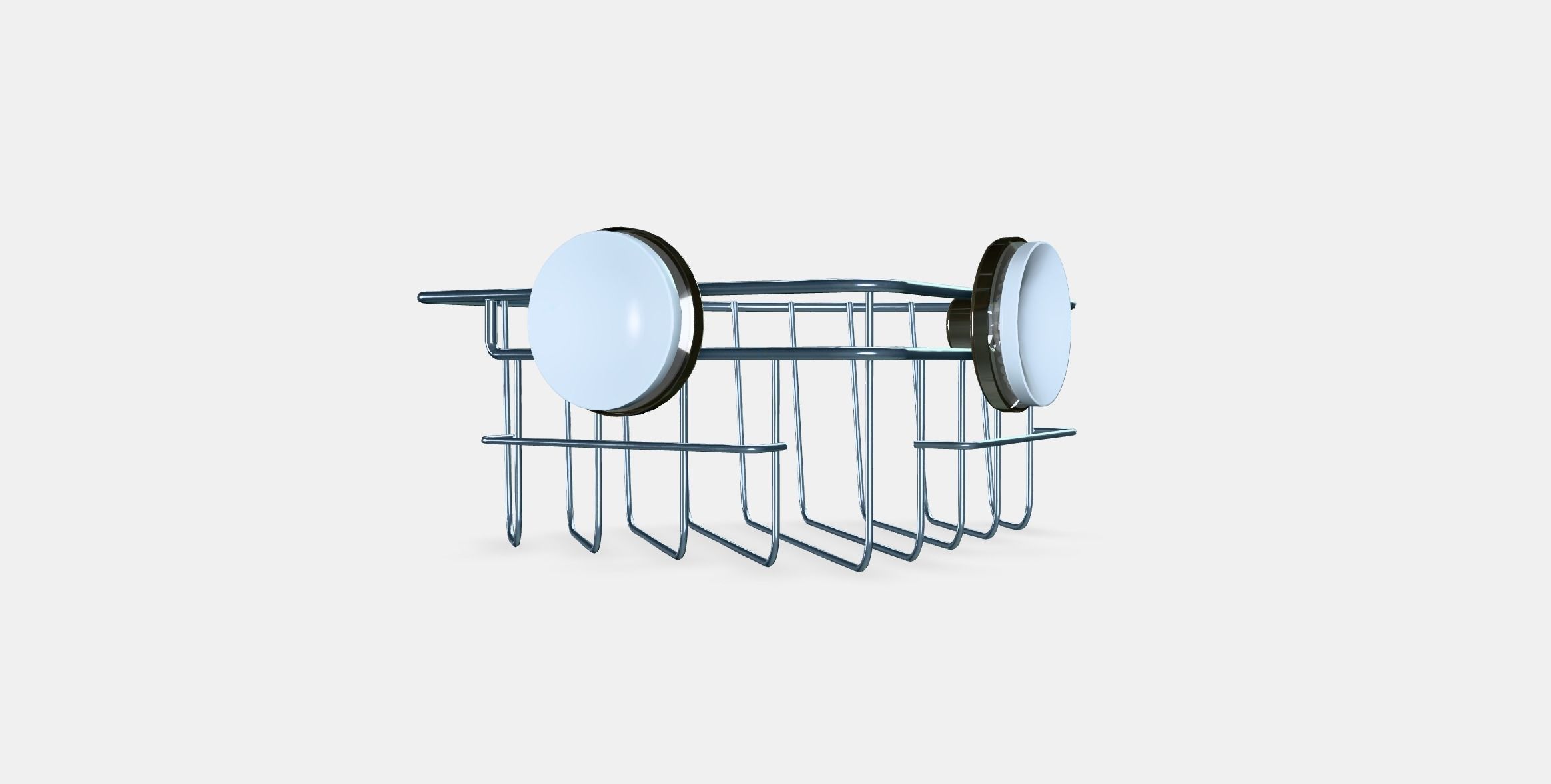 KROKFJORDEN Corner shelf unit with suction cup Low-poly 3D model_5