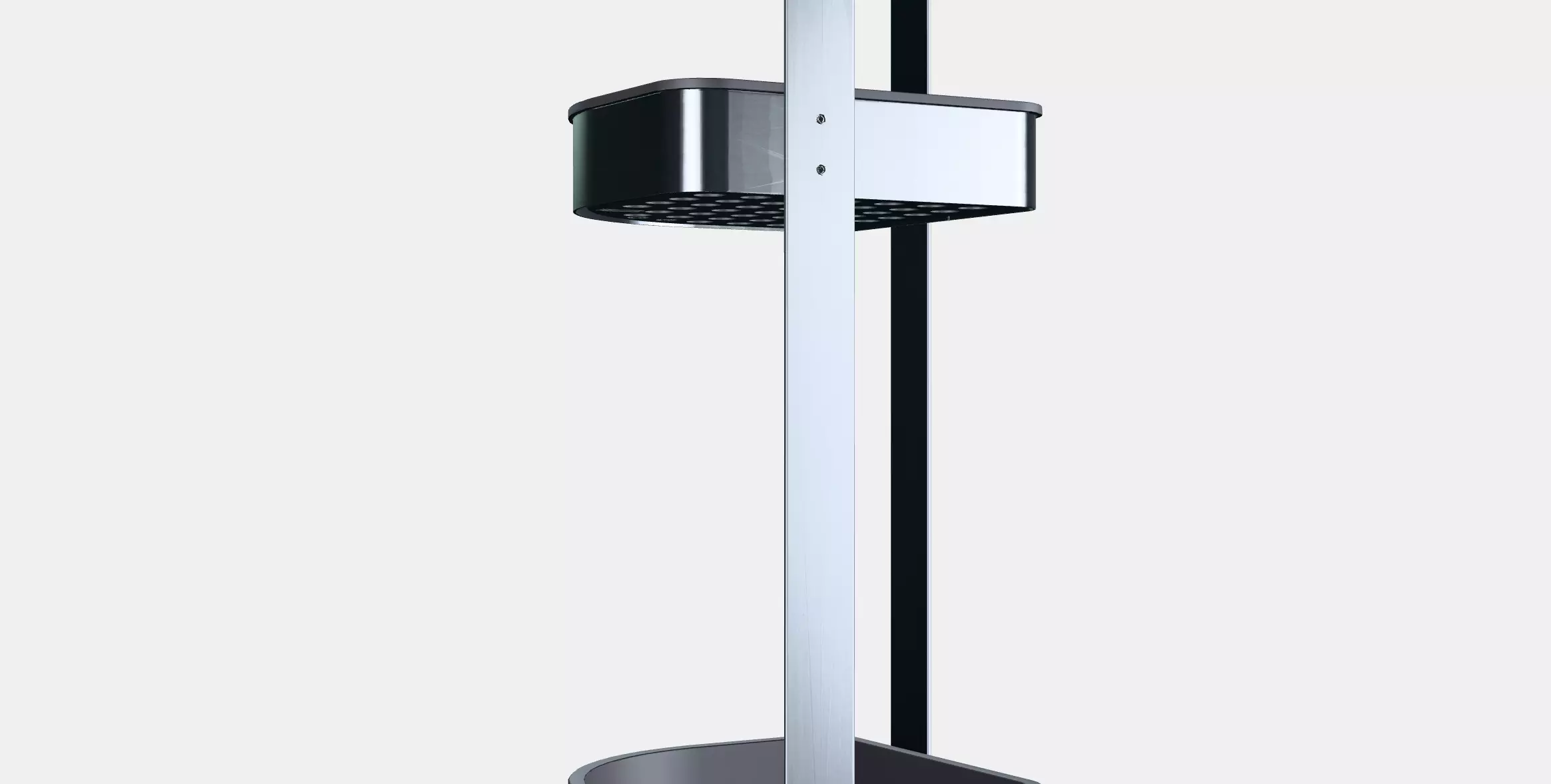 BROGRUND Corner wall shelf unit Low-poly 3D model_0