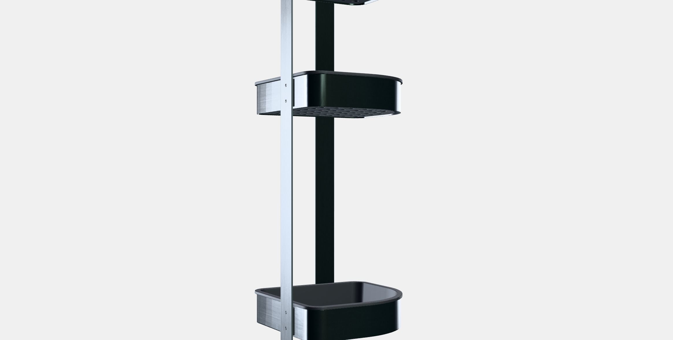 BROGRUND Corner wall shelf unit Low-poly 3D model_9