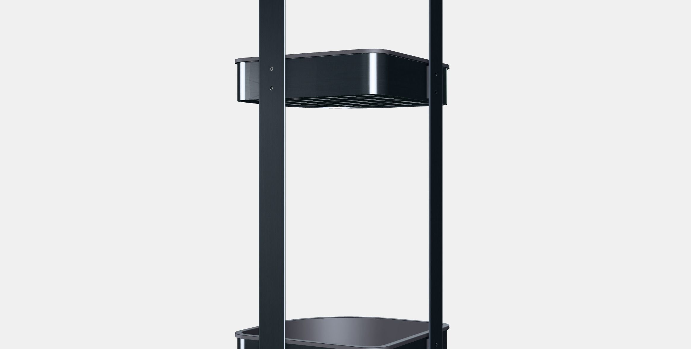 BROGRUND Corner wall shelf unit Low-poly 3D model_5