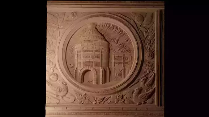 Kiln CNC 3d Print High Relief Sand Casting