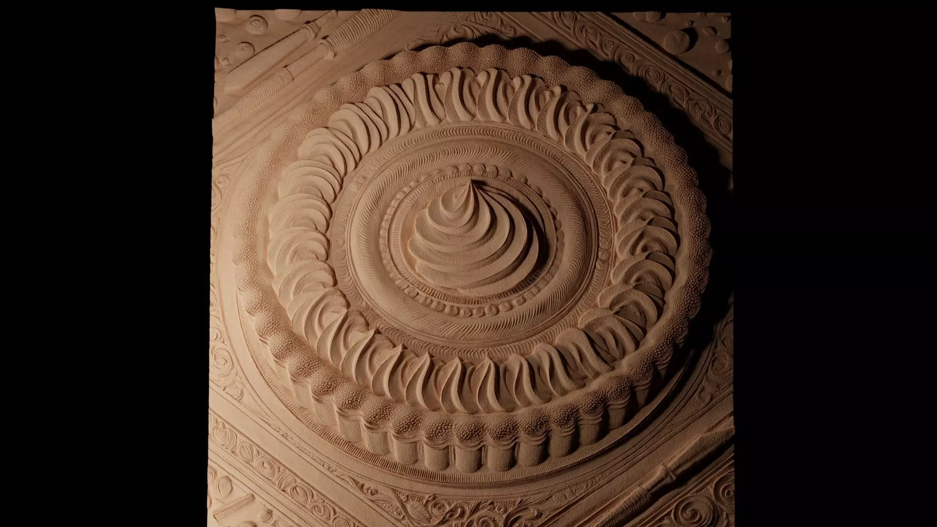 Key Lime Pie CNC 3d Print High Relief Sand Casting 3D print model_0