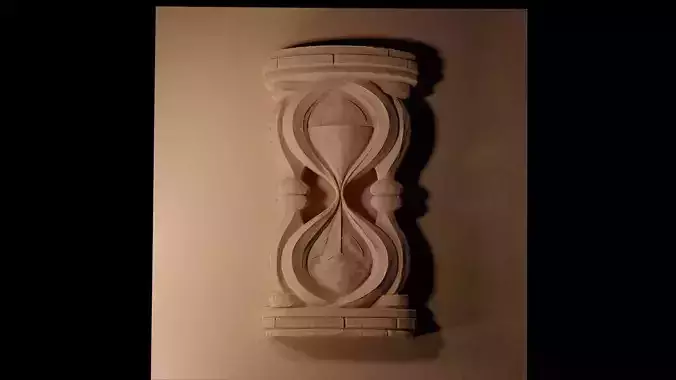 Hourglass CNC 3d Print High Relief Sand Casting