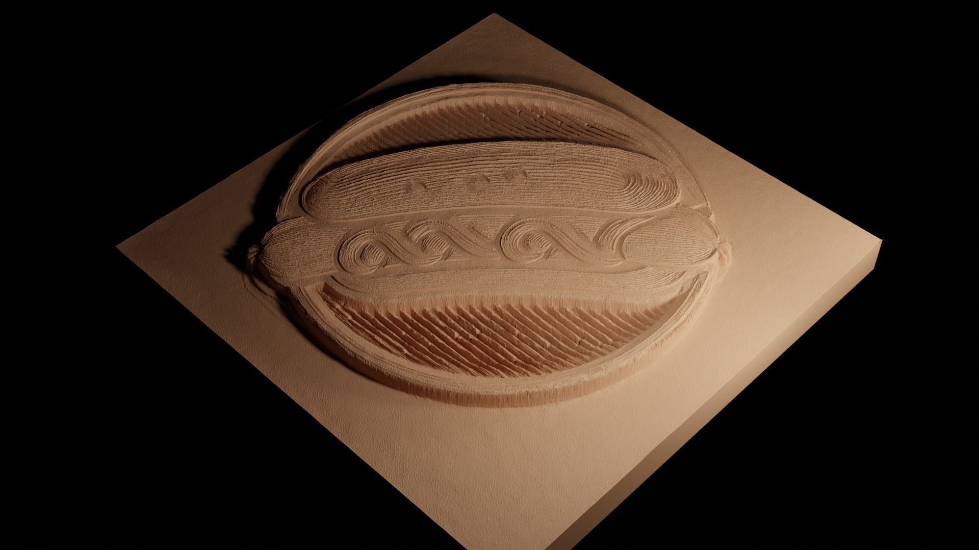 Hot Dogs CNC 3d Print High Relief Sand Casting 3D print model_4