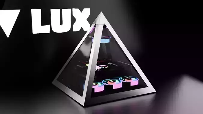 AZZA PYRAMID 804 GAMING PC  3D model