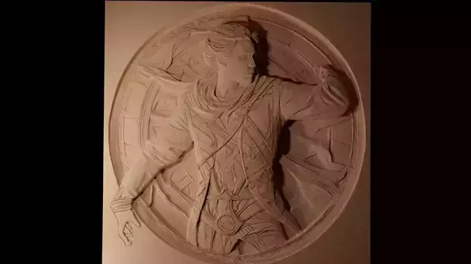 Matrim Cauthon CNC 3d Print High Relief Sand Casting