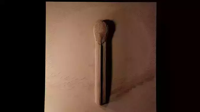 Matchstick CNC 3d Print High Relief Sand Casting