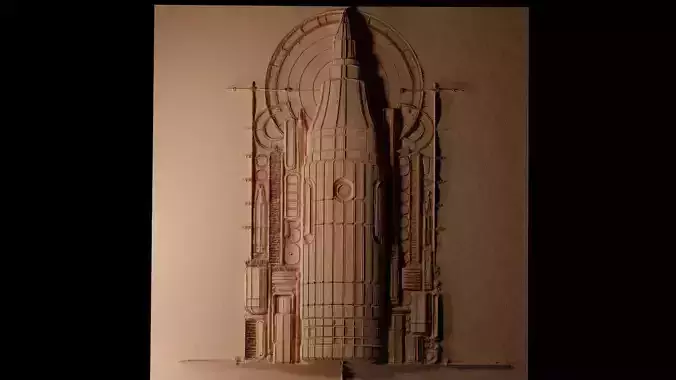 Marker CNC 3d Print High Relief Sand Casting