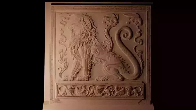 Manticore CNC 3d Print High Relief Sand Casting 3D print model