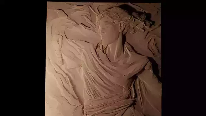 Logen Ninefingers CNC 3d Print High Relief Sand Casting