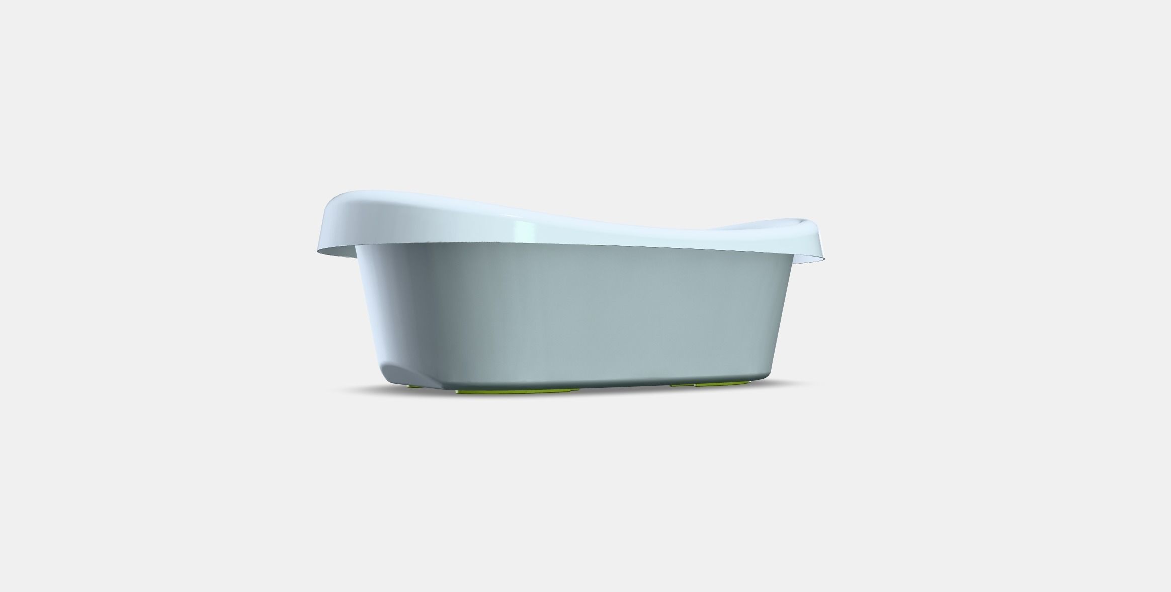 LATTSAM Baby bath Low-poly 3D model_3