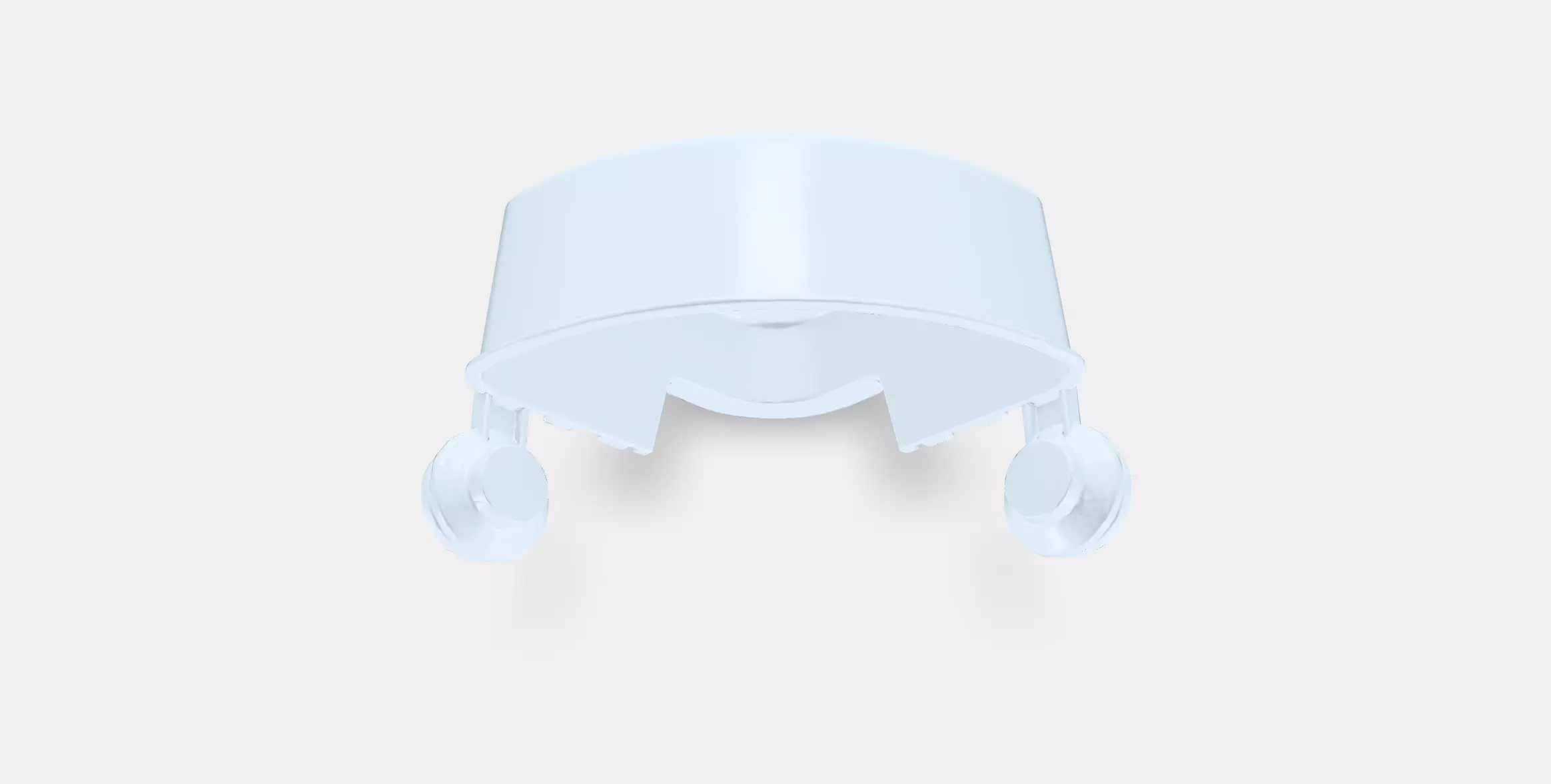 TISKEN Corner shelf unit with suction cup Low-poly 3D model_0