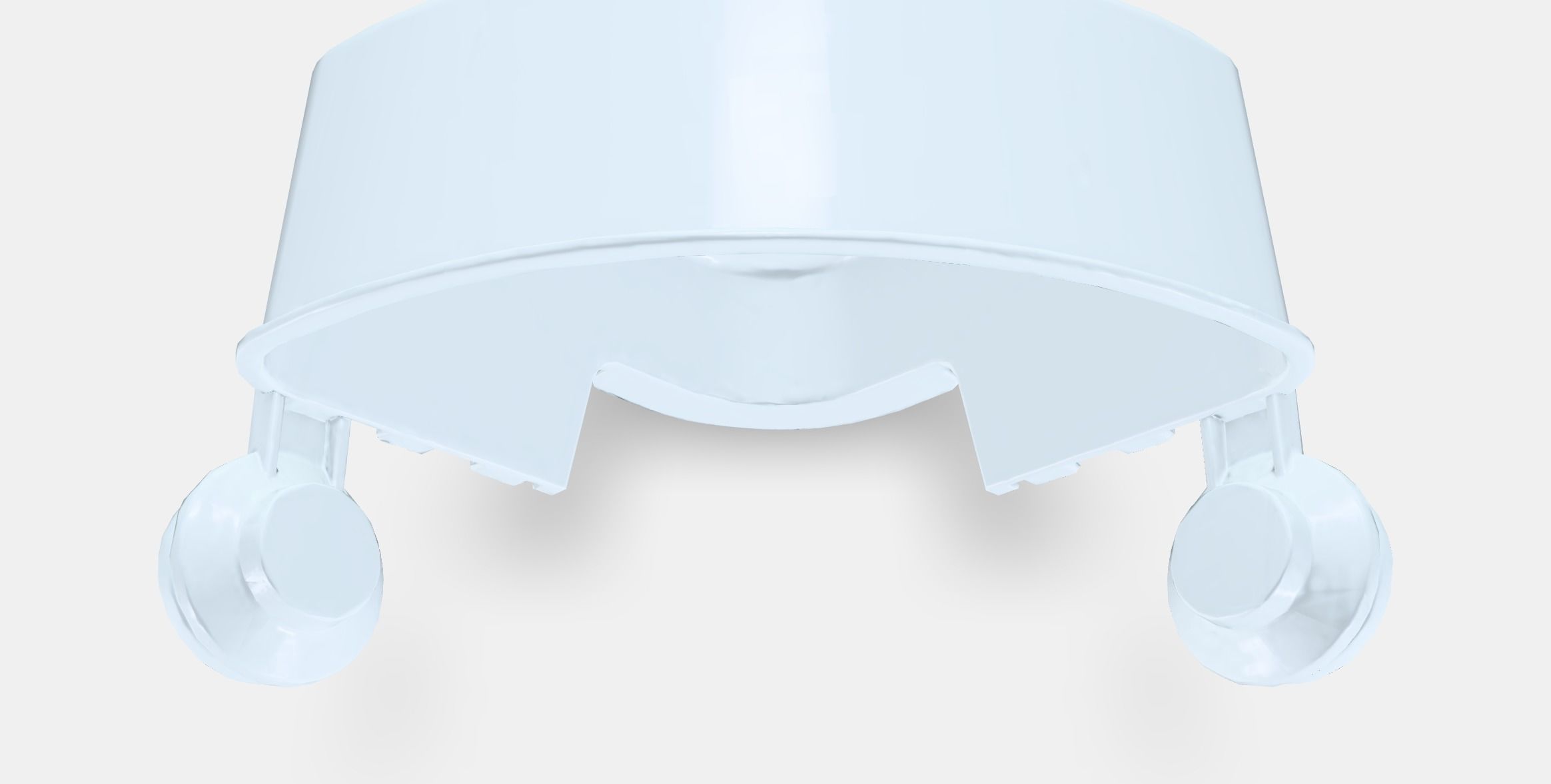 TISKEN Corner shelf unit with suction cup Low-poly 3D model_4