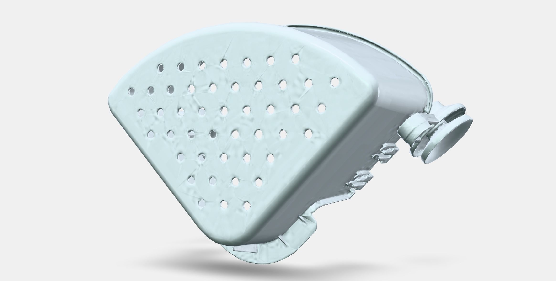 TISKEN Corner shelf unit with suction cup Low-poly 3D model_13