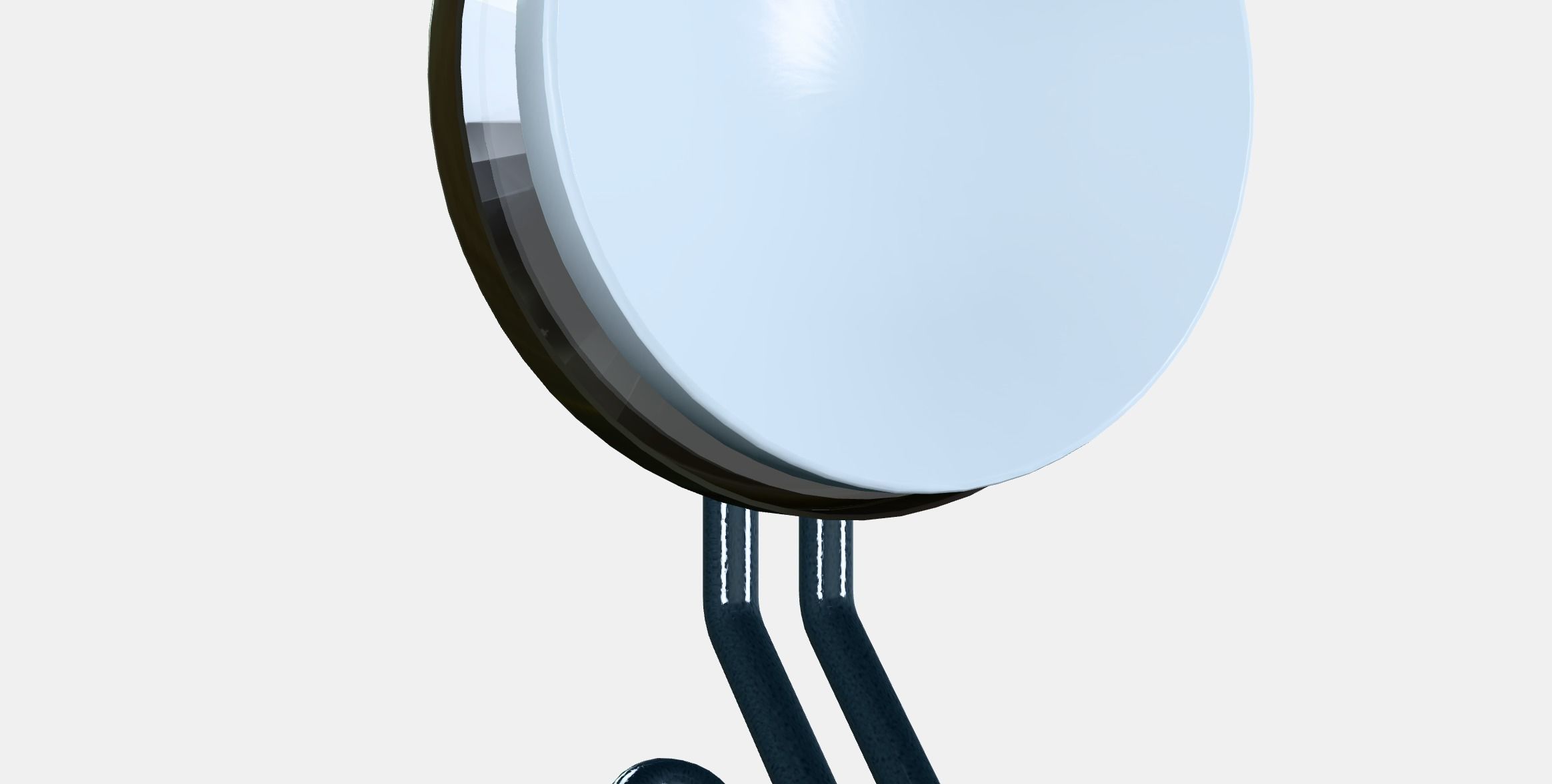 KROKFJORDEN Hook with suction cup Low-poly 3D model_2