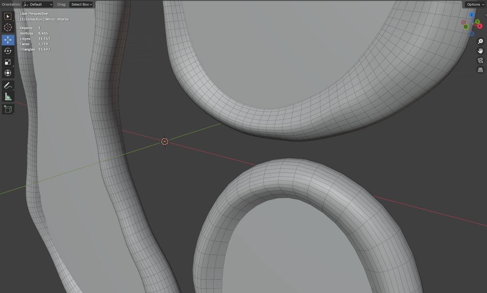 Mirror Viterbo Set of 3 3D model_2