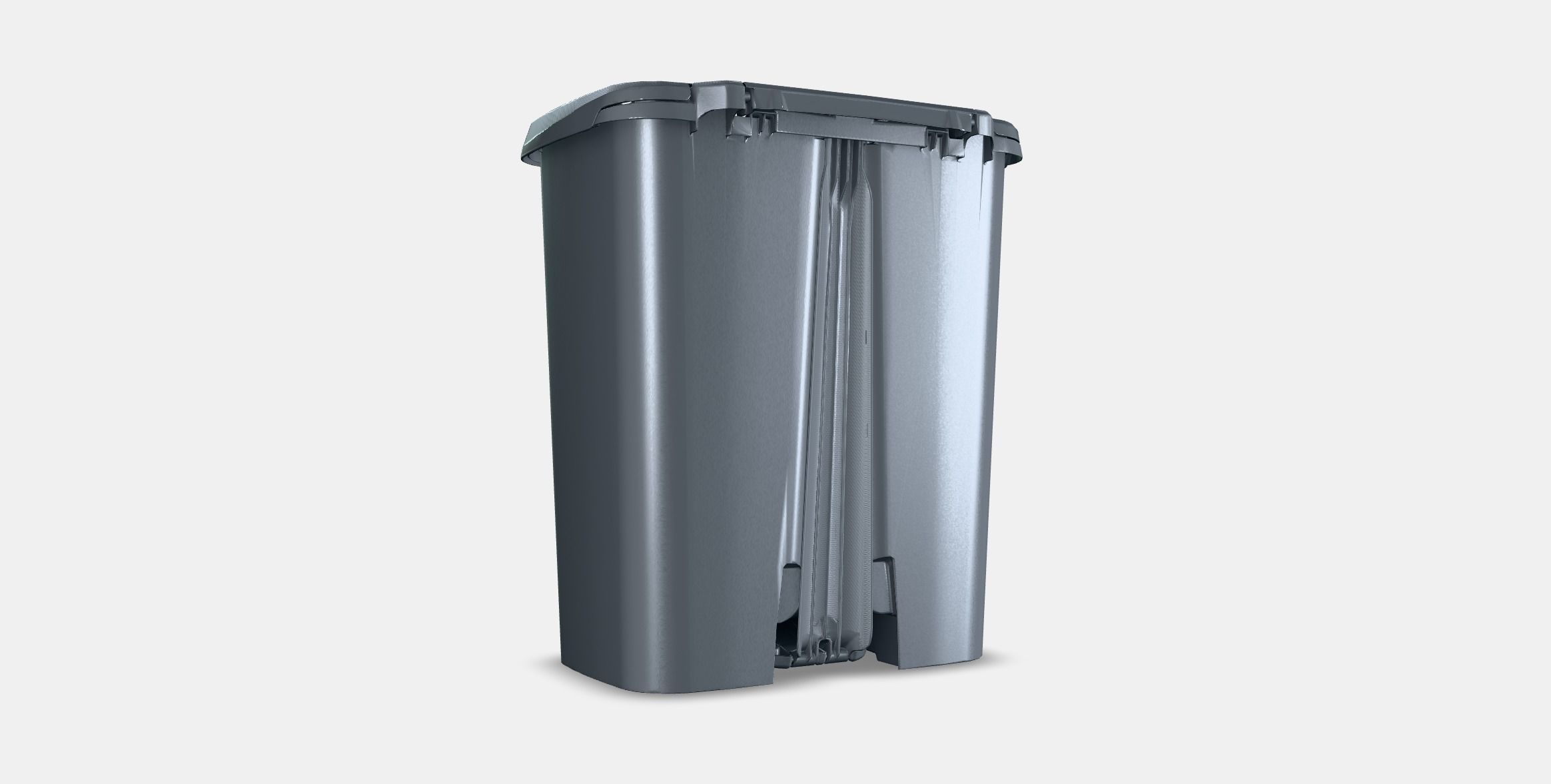 KNOCKLA Pedal bin Low-poly 3D model_16