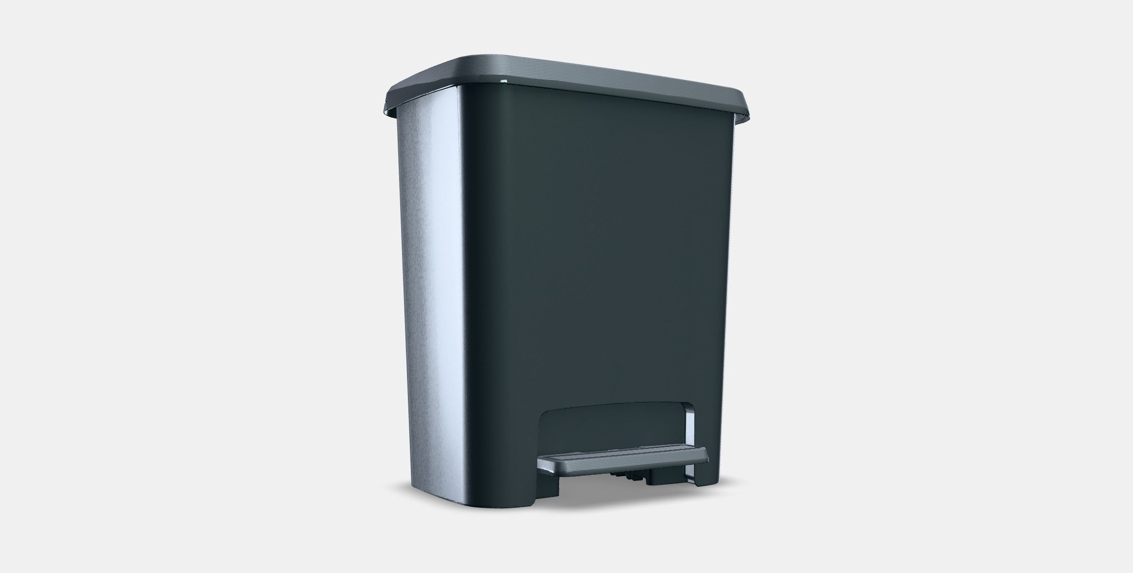 KNOCKLA Pedal bin Low-poly 3D model_3